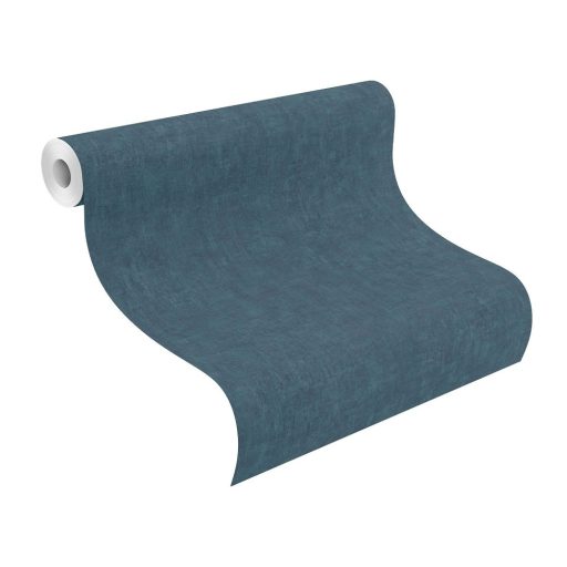 Rasch Factory IV 429275 Natur/Ipari design Mosott hatású strukturált egyszínű mélykék világosabb kék akcentusok tapéta