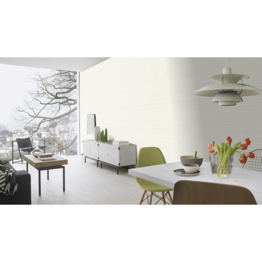 Rasch Sightseeing/Make a Change 431919 csíkos texturált fehér tapéta