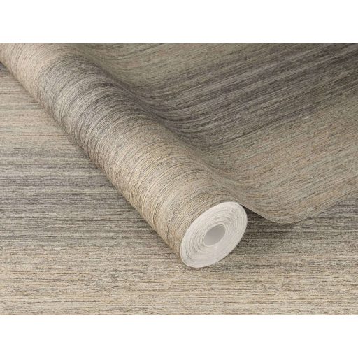 Szálfinomságú barázdák és vibráló textúrák játéka mély grafitszürke hűvös kőris és meleg homokszín tónus tapéta