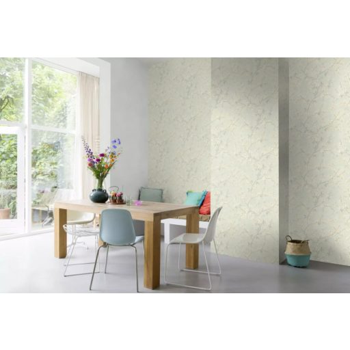 Rasch Country Charme/Kalahari/SALSA 448603 Natur Egyszínű természetes textilstruktúra halvány akvamarinkék tapéta