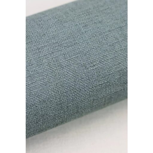 Természetes textil textúrájú egyszínű minta hangulatos petrolzöld tónus tapéta