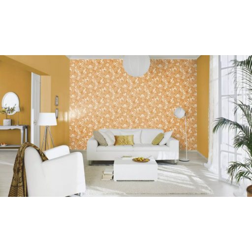 Rasch Country Charme/Kalahari/Denzo II/SALSA 452075 Natur egyszínű természetes textilstruktúra okkersárga tapéta