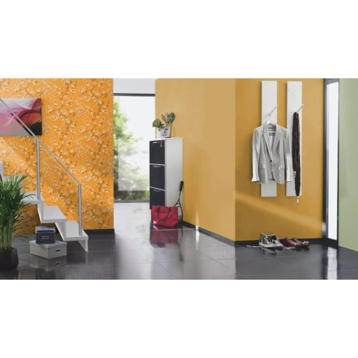 Rasch Country Charme/Kalahari/Denzo II/SALSA 452075 Natur egyszínű természetes textilstruktúra okkersárga tapéta