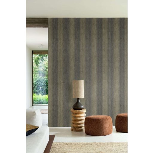 Szálfinomságú barázdák és vibráló textúrák játéka mély antracit hűvös palaszürke és aranyló okker tónus tapéta