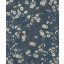 Rasch Denzo II 456738 Natur virágos varázslatos cseresznyevirágzás textilstruktúra sötétkék barna krém bézs fényes arany kihúzások tapéta