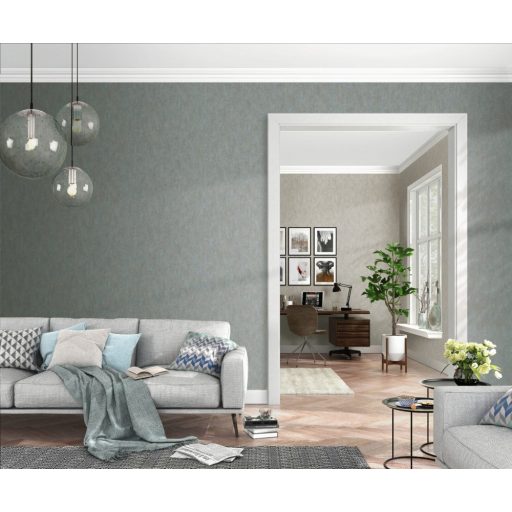 Rasch Andy Wand 458008 Natur természetes texturált minta finom "repedésekkel" kékeszöld csillogó arany tapéta