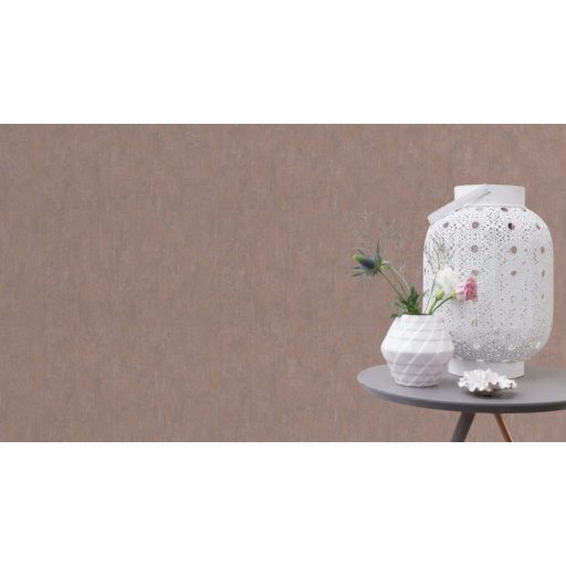 Rasch Andy Wand 458046 Natur természetes texturált minta finom "repedésekkel" világos bordó tónusok ó-rózsaszín csillogó arany tapéta