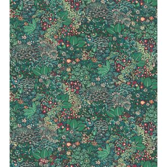   Rasch Zoya/Maya 460834 Natur Botanikus valóságos növény és virágtenger fekete piros kék zöld tapéta