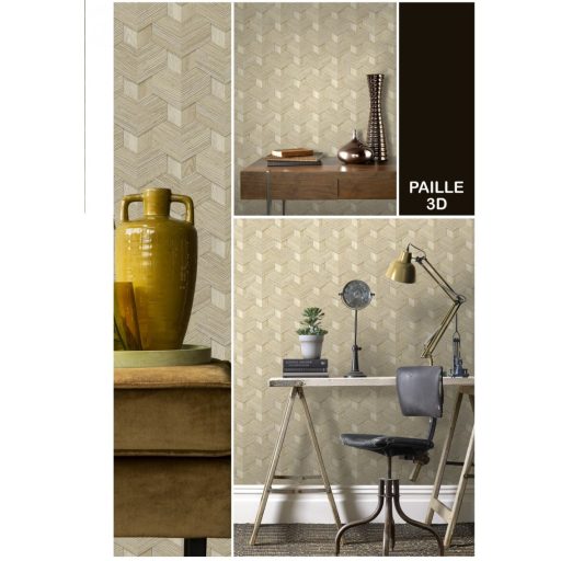 Rasch SALSA 466201 Natur Grafikus grandiózus "fahálózat" minta 3D világosbézs barna tapéta