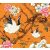 Marburg Smart Art Gallery 46702 Etno japán motívum virágzó fa és mandzsúriai daru narancs fehér fekete szines falpanel