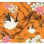 Marburg Smart Art Gallery 46702 Etno japán motívum virágzó fa és mandzsúriai daru narancs fehér fekete szines falpanel