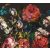 Marburg Smart Art Gallery 46705 Botanikus látványos rózsák nárciszok íriszek orgonák kompozíciója mélyfekete szines falpanel