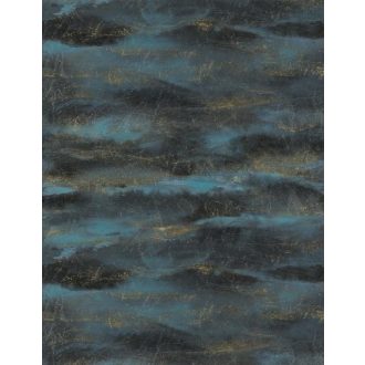   Marburg Smart Art Gallery 46730 Design Fantáziadús titokzatos absztrakt kompozíció nemes kék fekete mézsárga falpanel