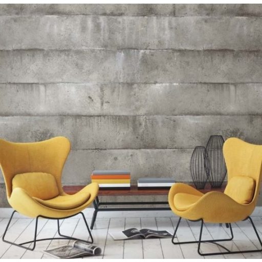 Marburg Smart Art Gallery 46741 Ipari design Loft térhatású betonfal tömbökből grafit és hamuszürke árnyalatok falpanel