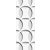 Marburg Smart Art Gallery 46785 Geometrikus Háromdimenziós kortárs körmetszet kompozíció szürke fehér fekete falpanel