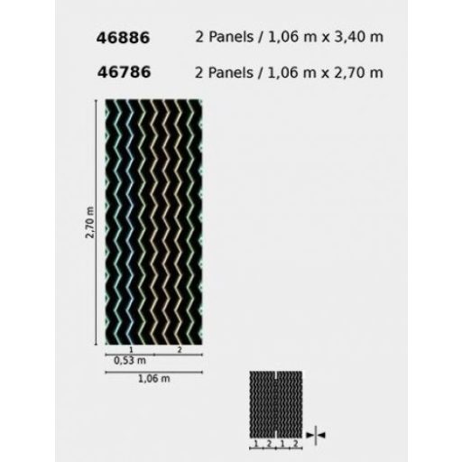 Marburg Smart Art Gallery 46786 Design Háromdimenziós szikrázó cikk-cakk neonfények fekete szivárvány színek falpanel