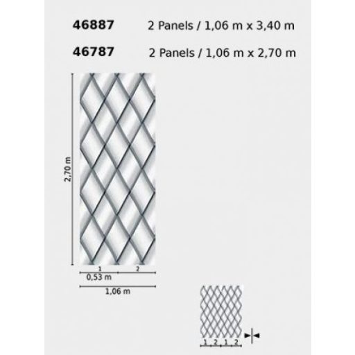 Marburg Smart Art Gallery 46787 Geometrikus Háromdimenziós kortárs rombusz kompozíció fehér szürke fekete falpanel