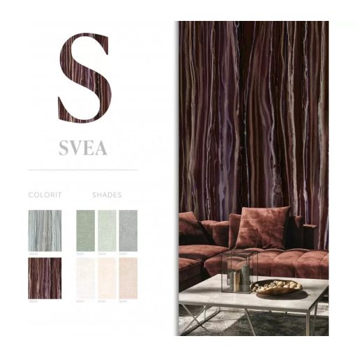 Marburg Smart Art Gallery 46939 Absztrakt színátmeneets "csíkos" minta burgundi bézs barna fekete falpanel