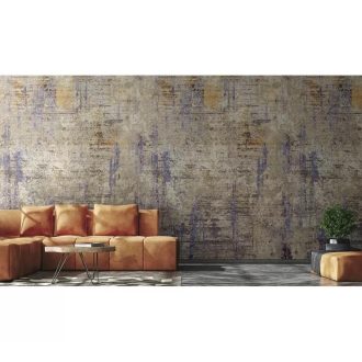   Marburg Smart Art Gallery 46962 Ipari design kopott habarcsos fal szürke kék téglavörös falpanel