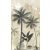 Marburg Smart Art Easy 47203 Natur Botanikus trópusi pálmafák krémfehér bézs világosbarna szürke zöld falpanel