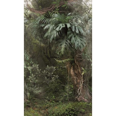 Marburg Smart Art Easy 47208 Natur Botanikus Dzsungel trópusi növények zöld árnyalatok barna falpanel