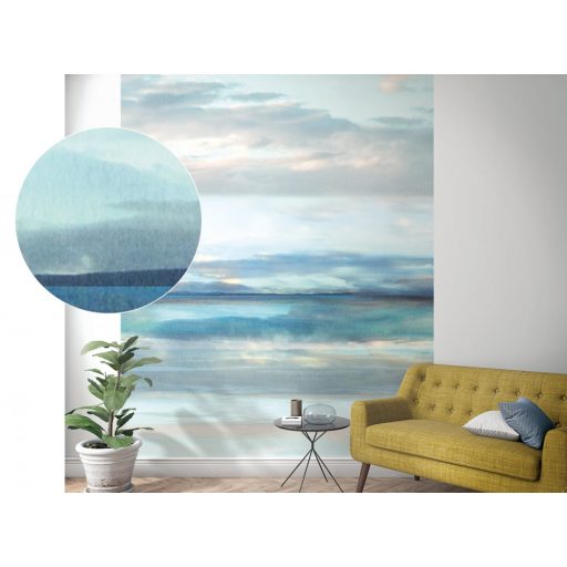 Marburg Smart Art Easy 47223 Natur Hipnotikus hatású tenger felhős horizonttal kék árnyalatok fehér szines falpanel