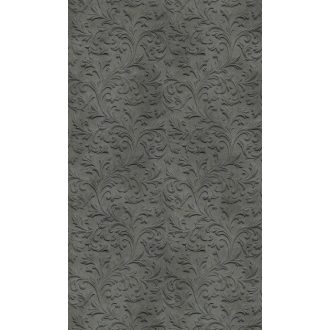   Marburg Smart Art Easy 47235 Klasszikus barokk jellegű háromdimenziós indaminta sötétszürke antracit falpanel