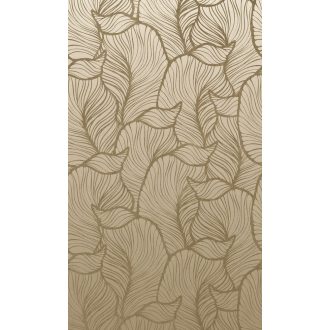   Marburg Smart Art Easy 47270 Natur Absztrakt lenyűgöző színátmenetes levélmintázat bézs és barna árnyalatokfalpanel