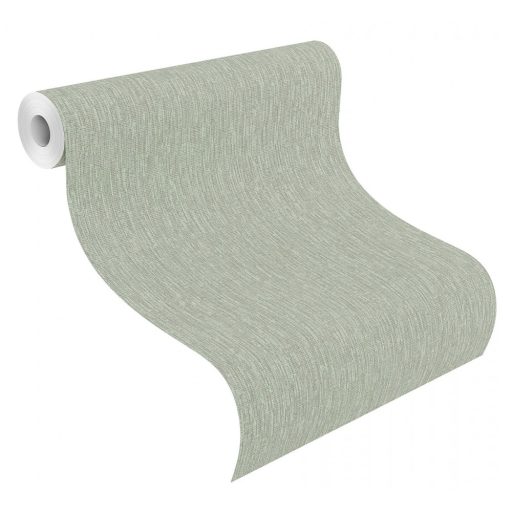 Rasch Florentine III 484236 Natur Durva szövésű lenvászon világos zöld csillogó ezüst tapéta