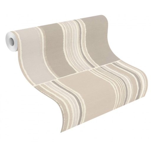 Rasch Florentine III 484427 Natur Akvarell patchwork textil háttéren fehér bézs és szürke árnyalatok színátmenet tapéta