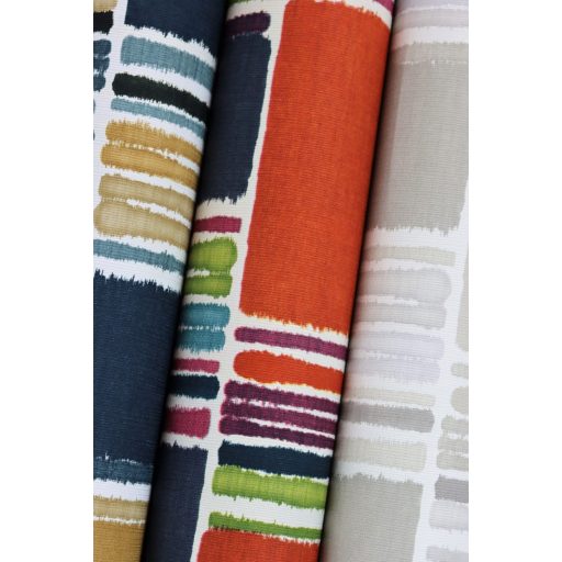 Rasch Florentine III 484458 Natur Akvarell patchwork textil háttéren krémfehér vörös narancs bordó fűzöld türkizkék fekete kék tapéta