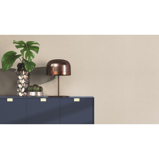 Rasch Florentine III 484540 Natur Egyszínű textilstruktúra világosbarna tapéta 