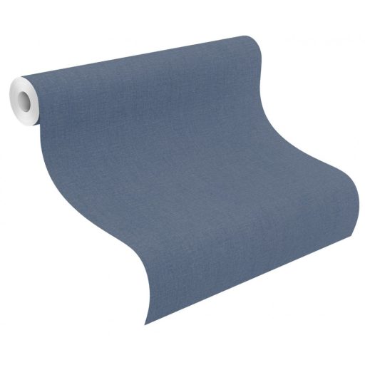 Rasch Florentine III 484762 Natur Egyszínű textilstruktúra erős tintakék tapéta