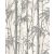 Rasch Florentine III 484830 Natur Trópusi bambuszliget textil háttéren fehér szürke fekete ezüst fényes mintarészletek tapéta