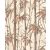 Rasch Florentine III 484878 Natur Trópusi bambuszliget textil háttéren fehér barnásfekete világosbézs rézszín fényes mintarészletek tapéta