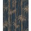 Rasch Florentine III 484892 Natur Trópusi bambuszliget textil háttéren sötét és éjkék sötétbarna arany fényes mintarészletek tapéta