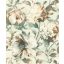 Rasch Florentine III 485134 Virágos Akvarell túlméretezett bazsarózsák textil háttéren krémfehér bézs barna és zöld árnyalatok tapéta