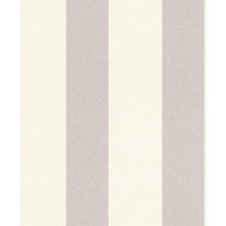 Rasch Florentine III 485424 Csíkos elegáns blokkcsíkos lágy krémfehér világosszürke tapéta