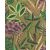 Rasch Florentine III 485578 Botanikus változatos növények levelei textil háttéren fű és levélzöld vörösesbarna ibolya halványsáega, kavicsszürke tapéta