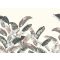 Rasch Florentine III 485912 Botanikus Trópusi felnagyított pálmalevelek krémfehér barna és szürke árnyalatok falpanel