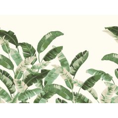   Rasch Florentine III 485929 Botanikus Trópusi felnagyított pálmalevelek krémfehér zöld árnyalatok falpanel