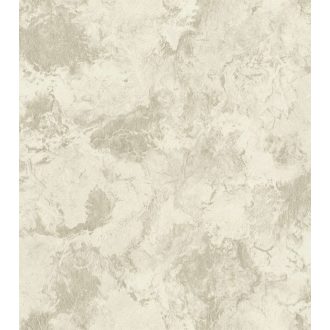   Organikus ritmusú természetes márványerezet és kopott freskó keresztezése törtfehér taupe ezüst és homokbézs tónus tapéta