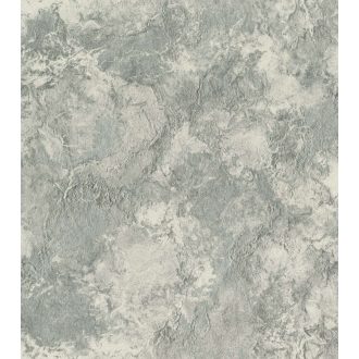   Organikus ritmusú természetes márványerezet és kopott freskó keresztezése szürkészöld/zöld palaszürke és krémfehér tónus tapéta