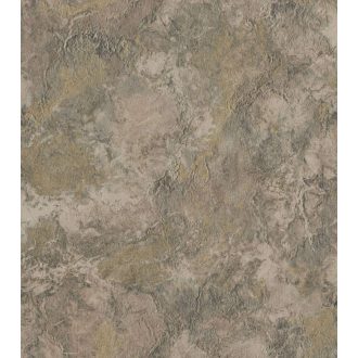   Organikus ritmusú természetes márványerezet és kopott freskó keresztezése rozsdabarna mogyorós-taupe és antracit és olívzöld tapéta