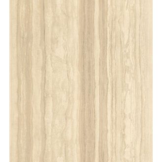   Papírvékonyra szelt és falra terített travertin/forrásmészkő minta meleg homokos-arany és halvány karamellbézs tónus tapéta