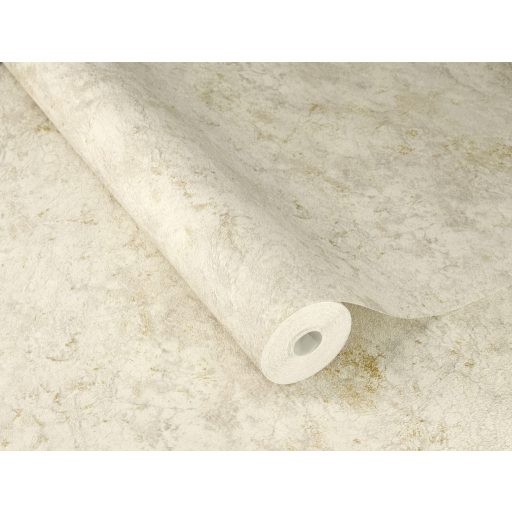 Vakolat amelybe valaki aranyporos homokot kevert krémfehér bézs/bézsarany és halvány szürke tónus tapéta