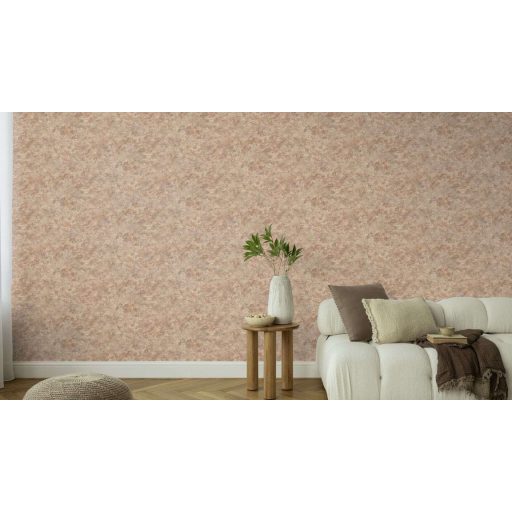 Vakolat amelybe valaki aranyporos homokot kevert homokos terrakotta agyagbézs ezüstszürke és rozsda-arany tónus tapéta