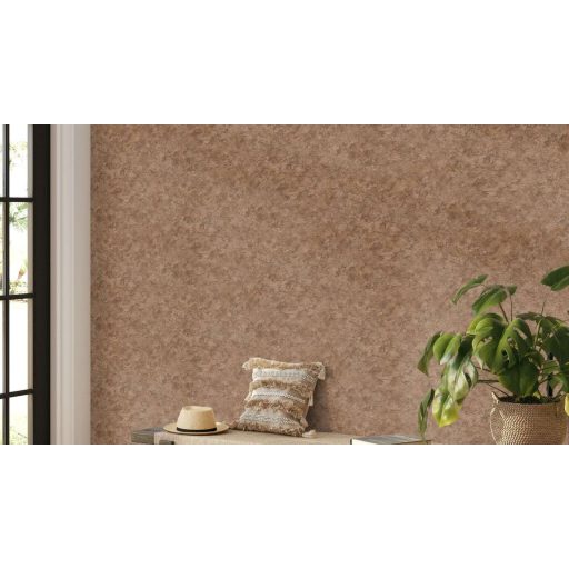 Vakolat amelybe valaki aranyporos homokot kevert meleg mogyoróbarna karamelles homokszín és sötétbarna tónus tapéta