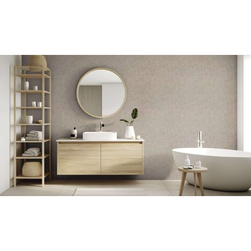 Diszkrét beton mintázat a semlegesség legtökéletesebb formája meleg szürkésbézs szürke és szürkésbarna tónus tapéta