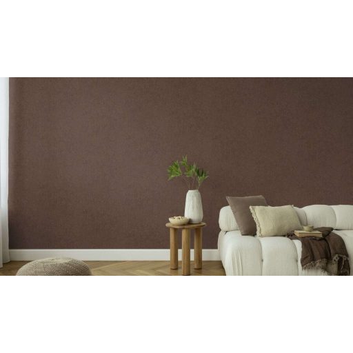 Diszkrét beton mintázat a semlegesség legtökéletesebb formája meleg csokoládébarna és sötét mokka tónus tapéta